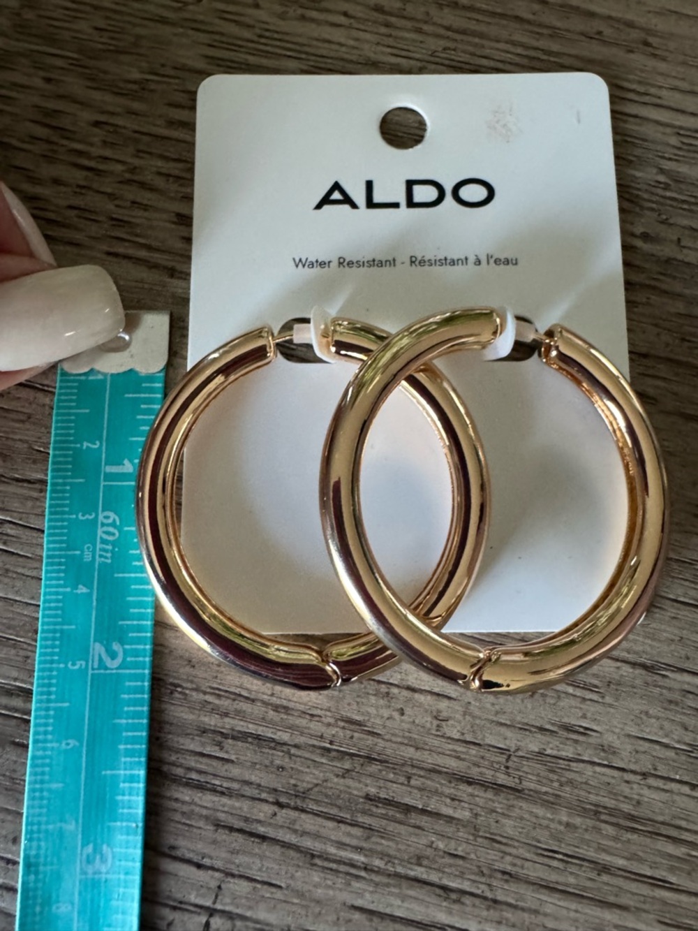 ALDO Gold Chunky Hoop Earrings Priced to Sell -  Bundle & Save on Shipping